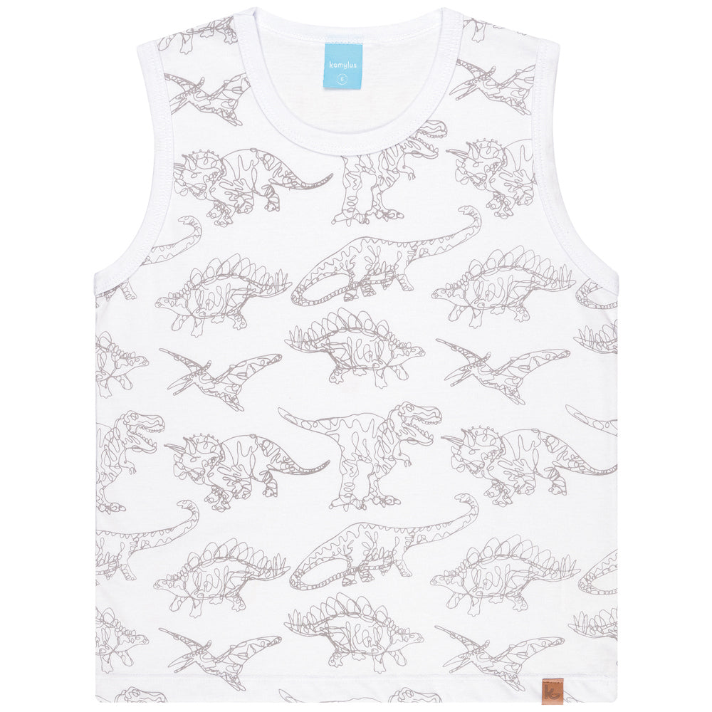 Boys Dinosaur Vest