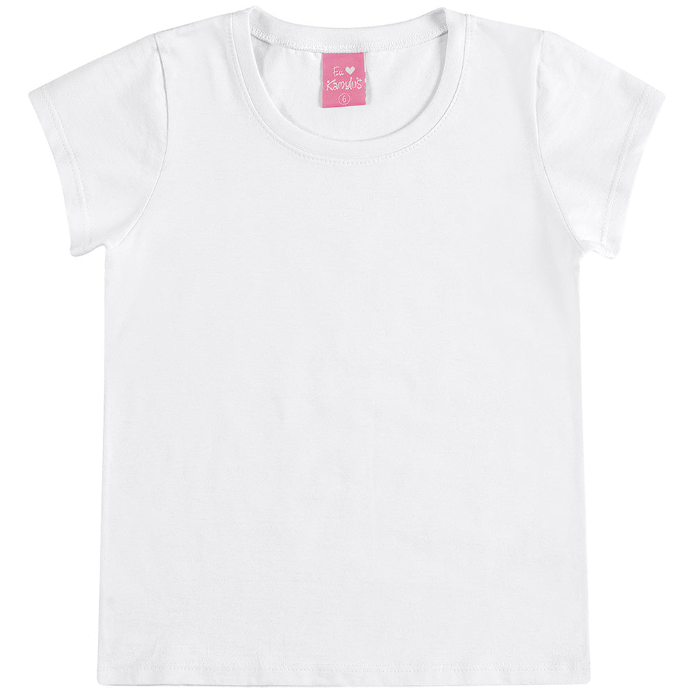 Girls Plain T-Shirt