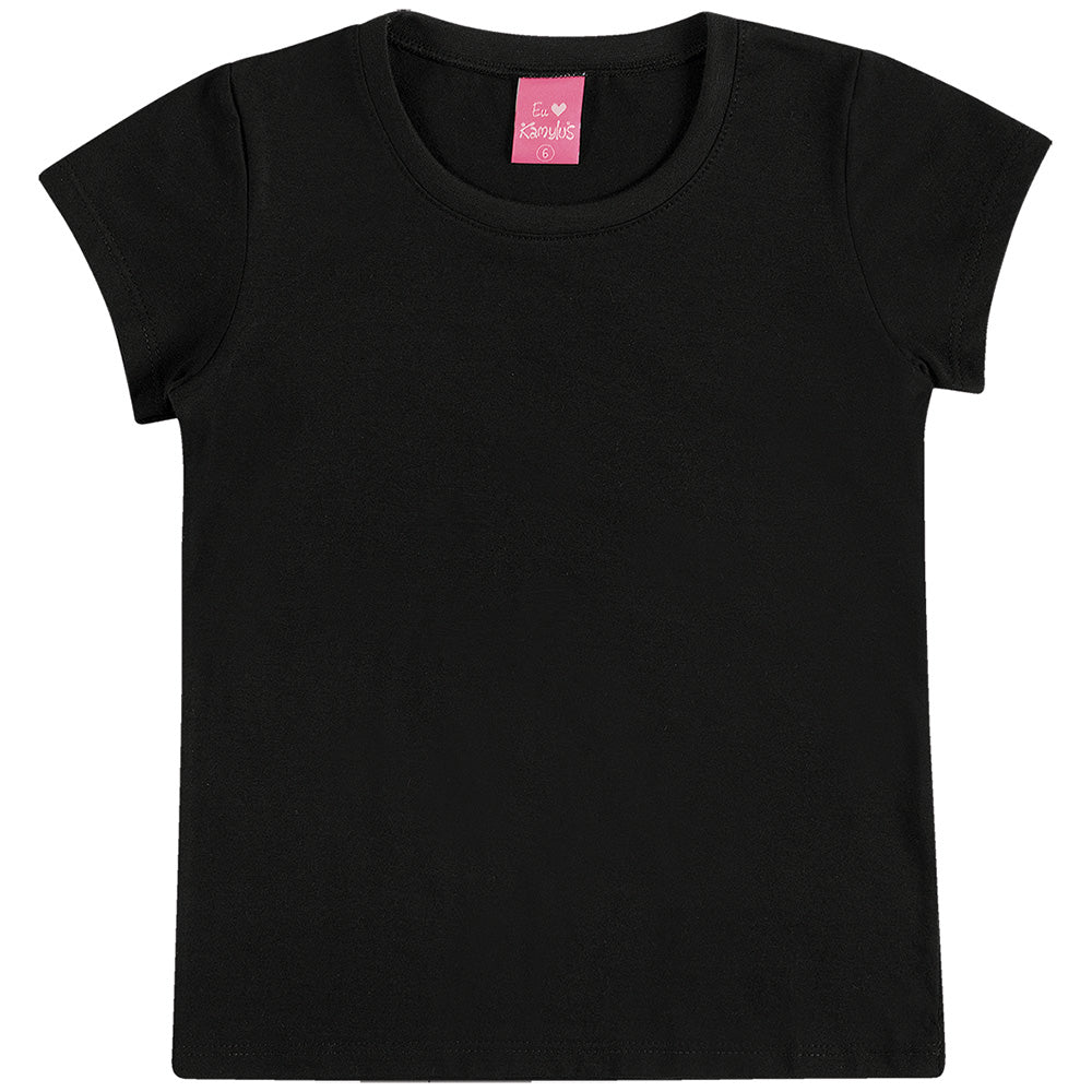 Girls Plain T-Shirt